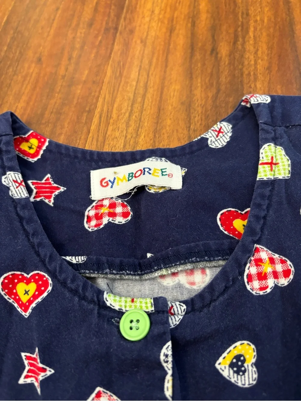Gymboree Vintage Navy Heart Dress